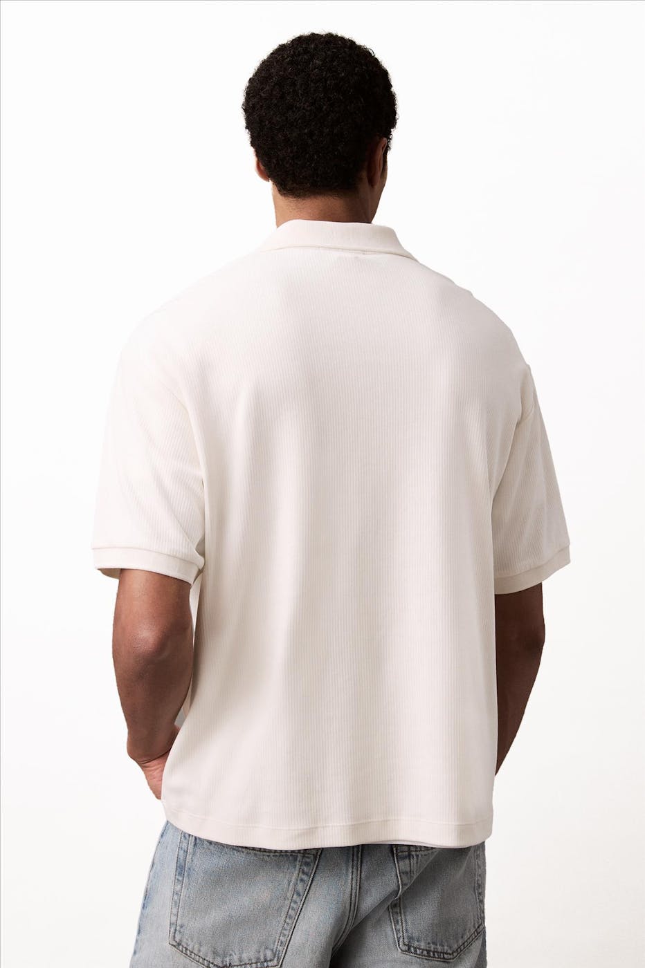Calvin Klein Jeans - Witte Ribbed polo