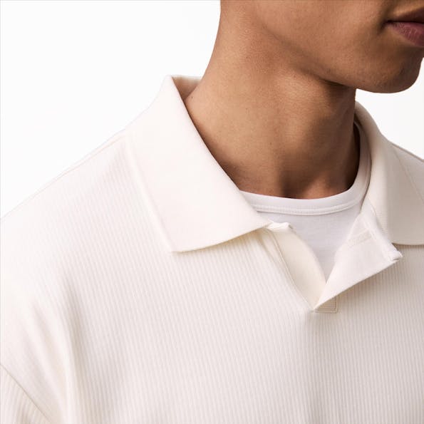 Calvin Klein Jeans - Witte Ribbed polo
