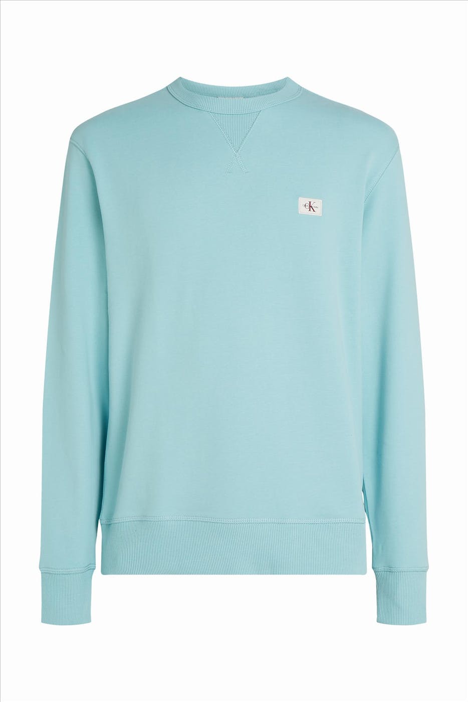 Calvin Klein Jeans - Mintgroene Logopatch sweater