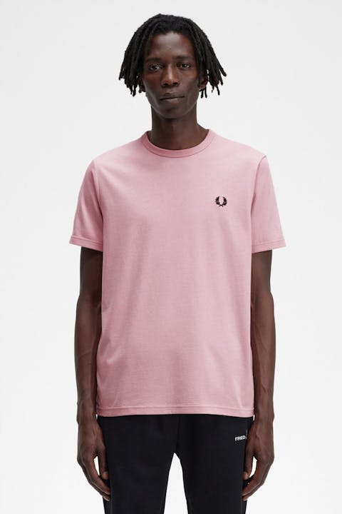 Fred Perry - Roze Ringer T-shirt