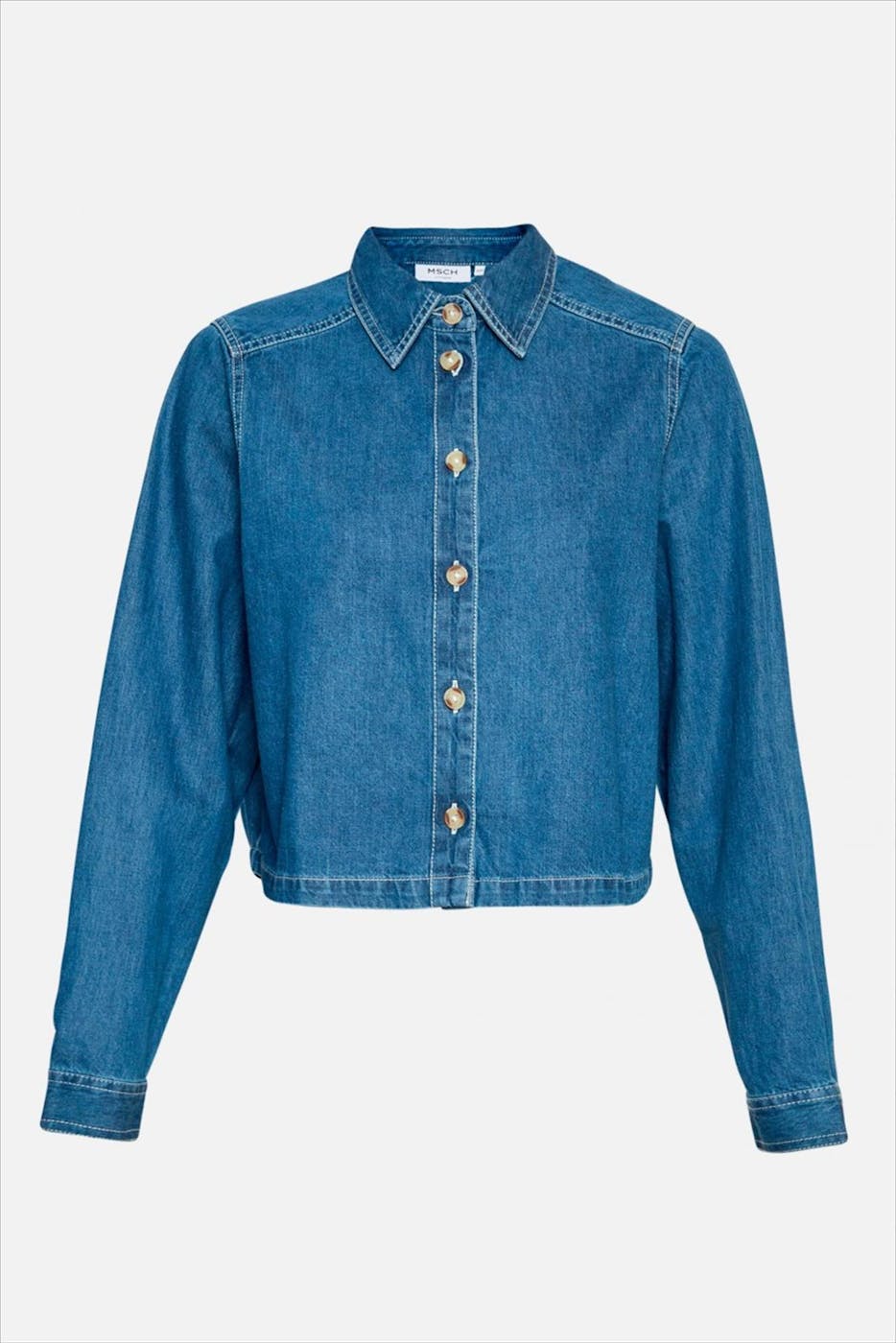 MSCH COPENHAGEN - Blauwe Shayla blouse
