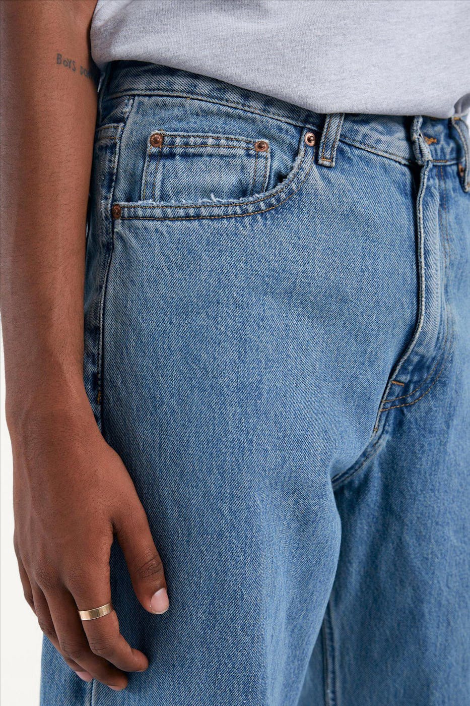 Dr. Denim - Blauwe Retro Omar Relaxed jeans