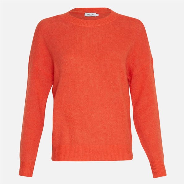 MOSS COPENHAGEN - Rode Femme Mohair O trui