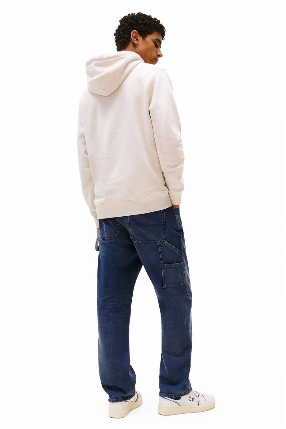 Tommy Jeans - Beige Regular Badge hoodie