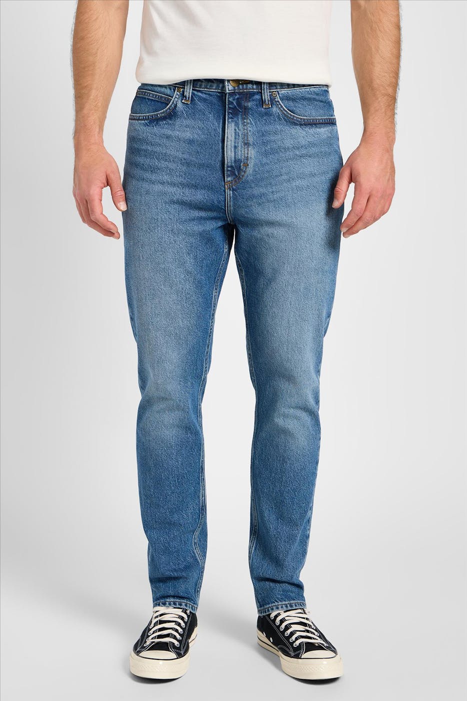 Lee - Middenblauwe Austin Tapered jeans