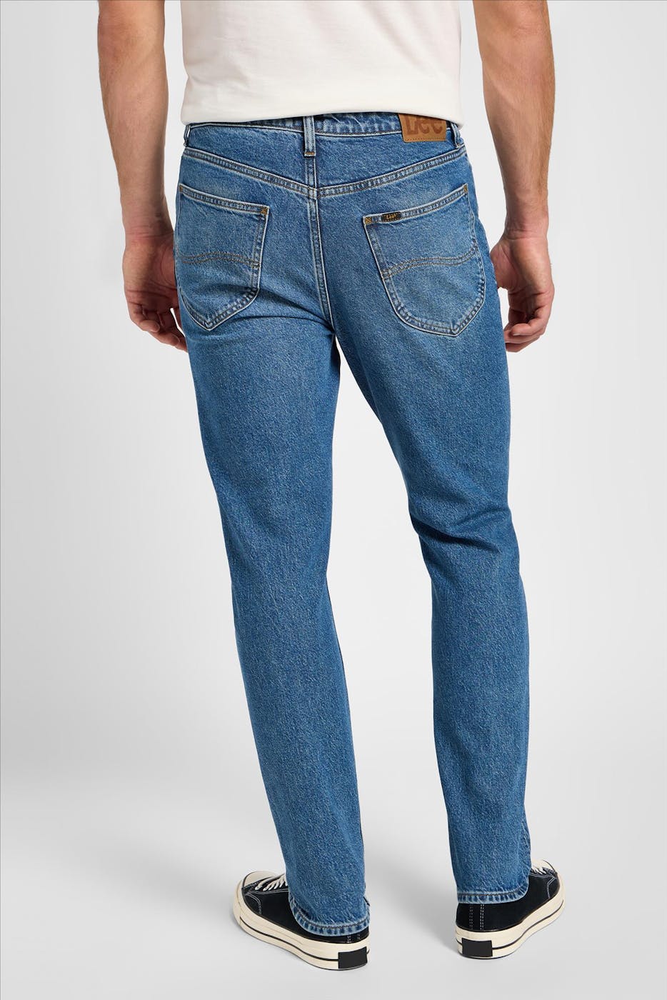 Lee - Middenblauwe Austin Tapered jeans
