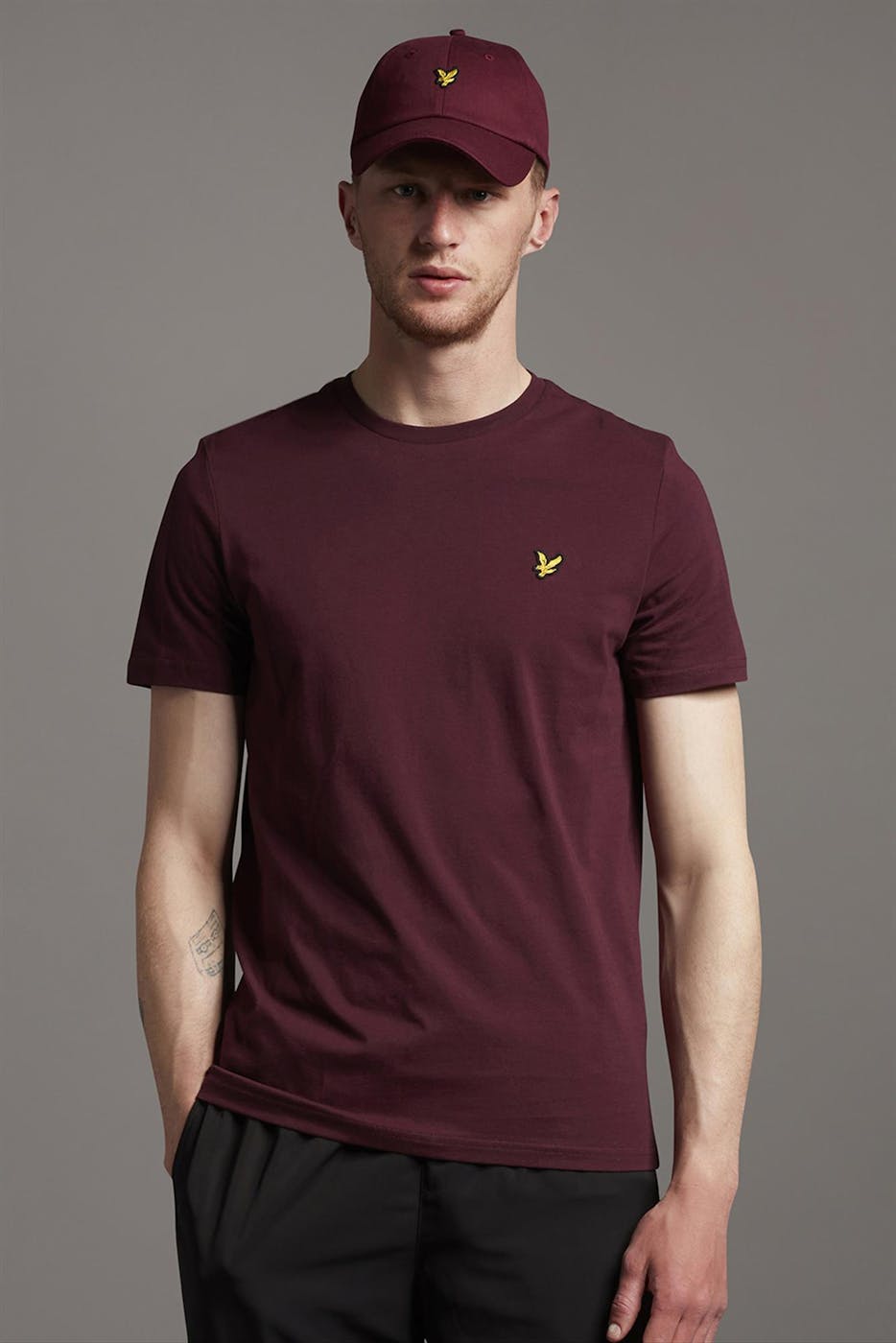 Lyle & Scott - Bordeaux Plain T-shirt