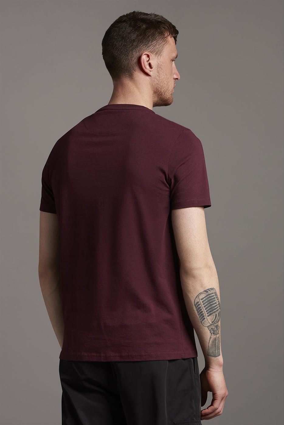 Lyle & Scott - Bordeaux Plain T-shirt