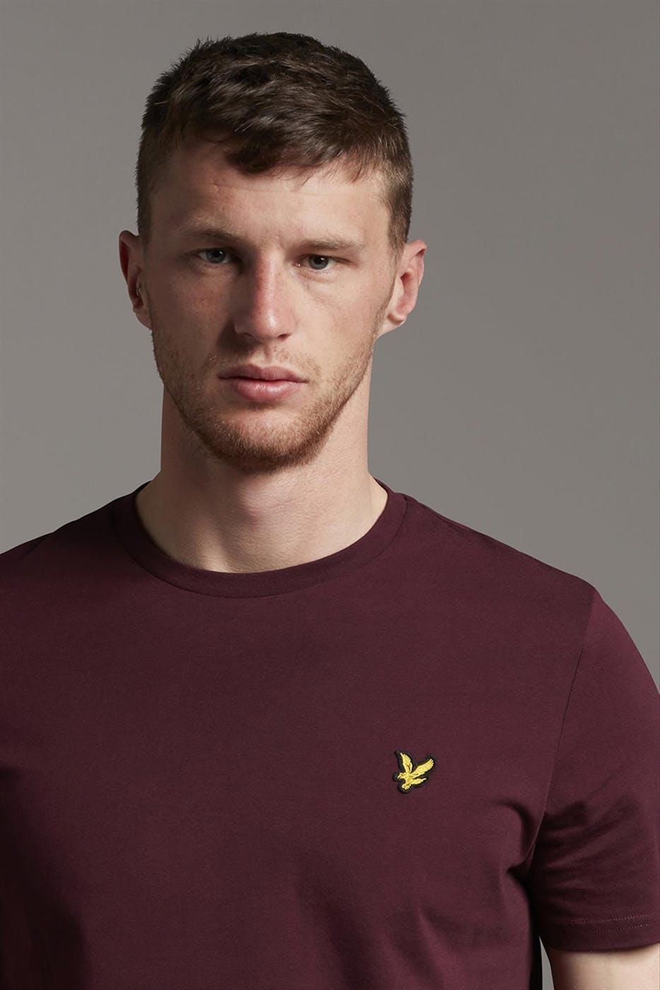 Lyle & Scott - Bordeaux Plain T-shirt