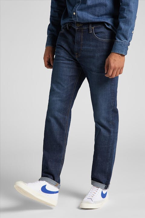 Lee - Donkerblauwe Austin straight tapered jeans