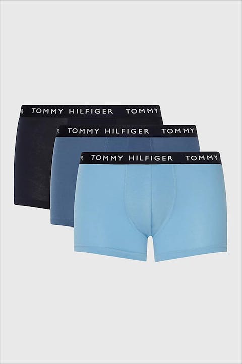 Tommy Hilfiger Underwear - Blauwe Trunk 3-pack Boxershorts