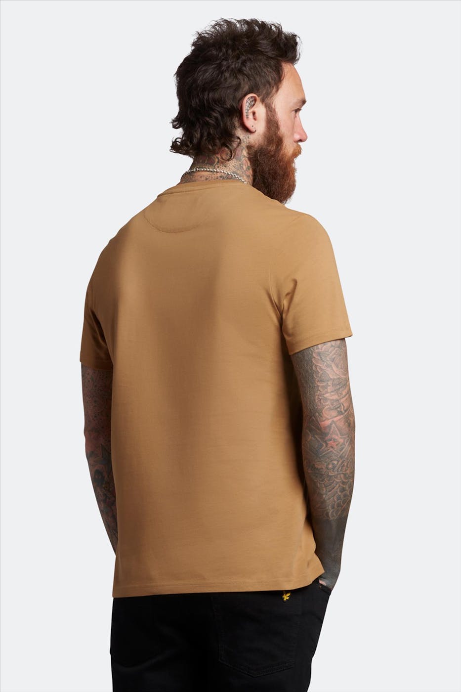 Lyle & Scott - Bruine Plain T-shirt