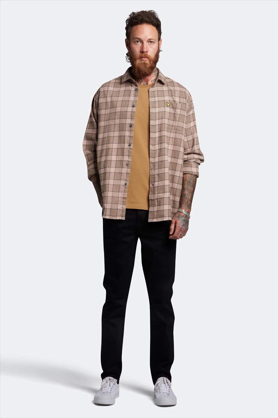 Lyle & Scott - Bruine Plain T-shirt