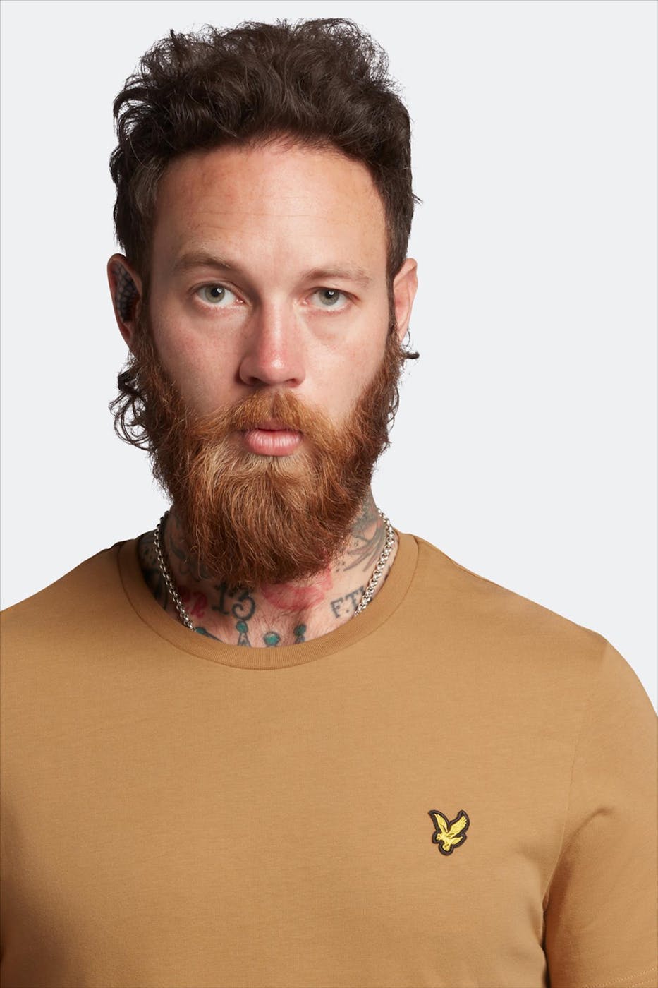 Lyle & Scott - Bruine Plain T-shirt