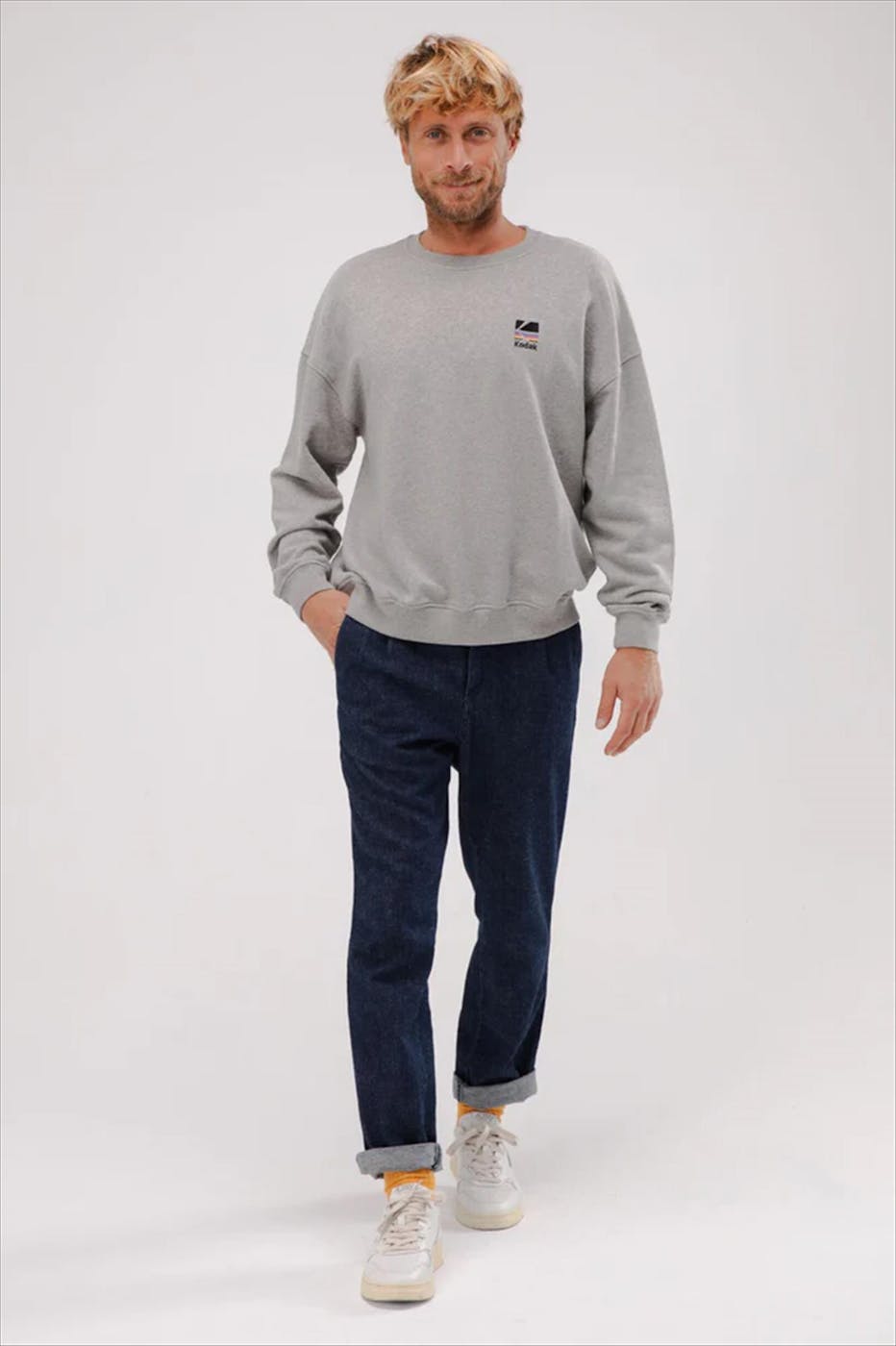 Brava - Grijze Kodak Color sweater