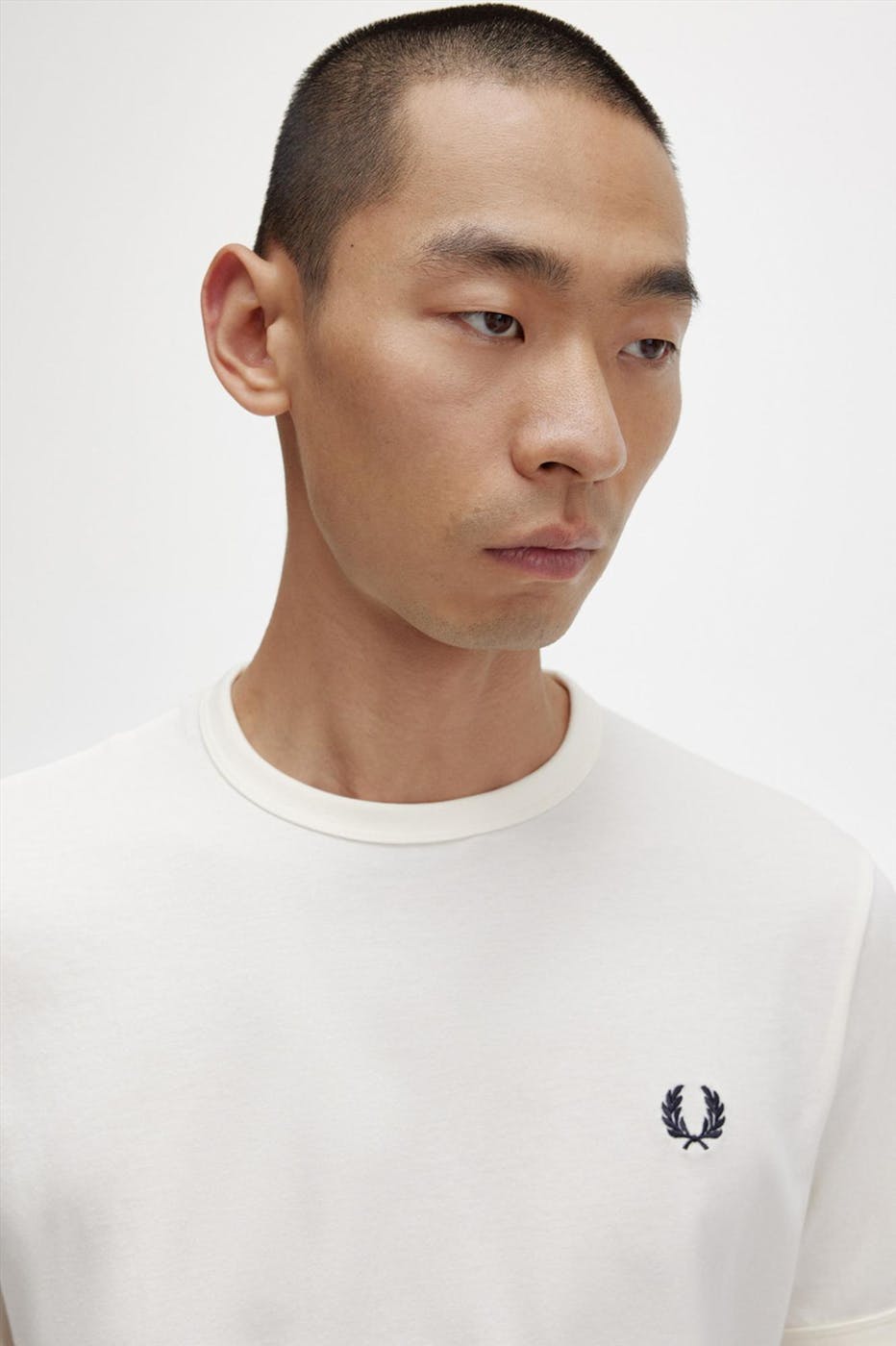 Fred Perry - Ecru Ringer T-shirt