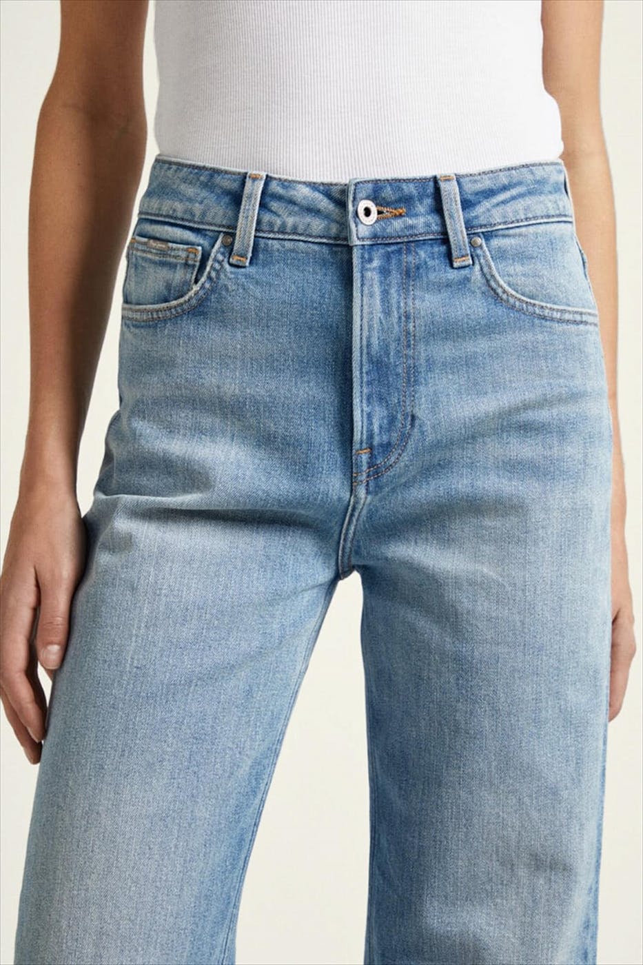 Pepe Jeans London - Lichtblauwe Wide jeans