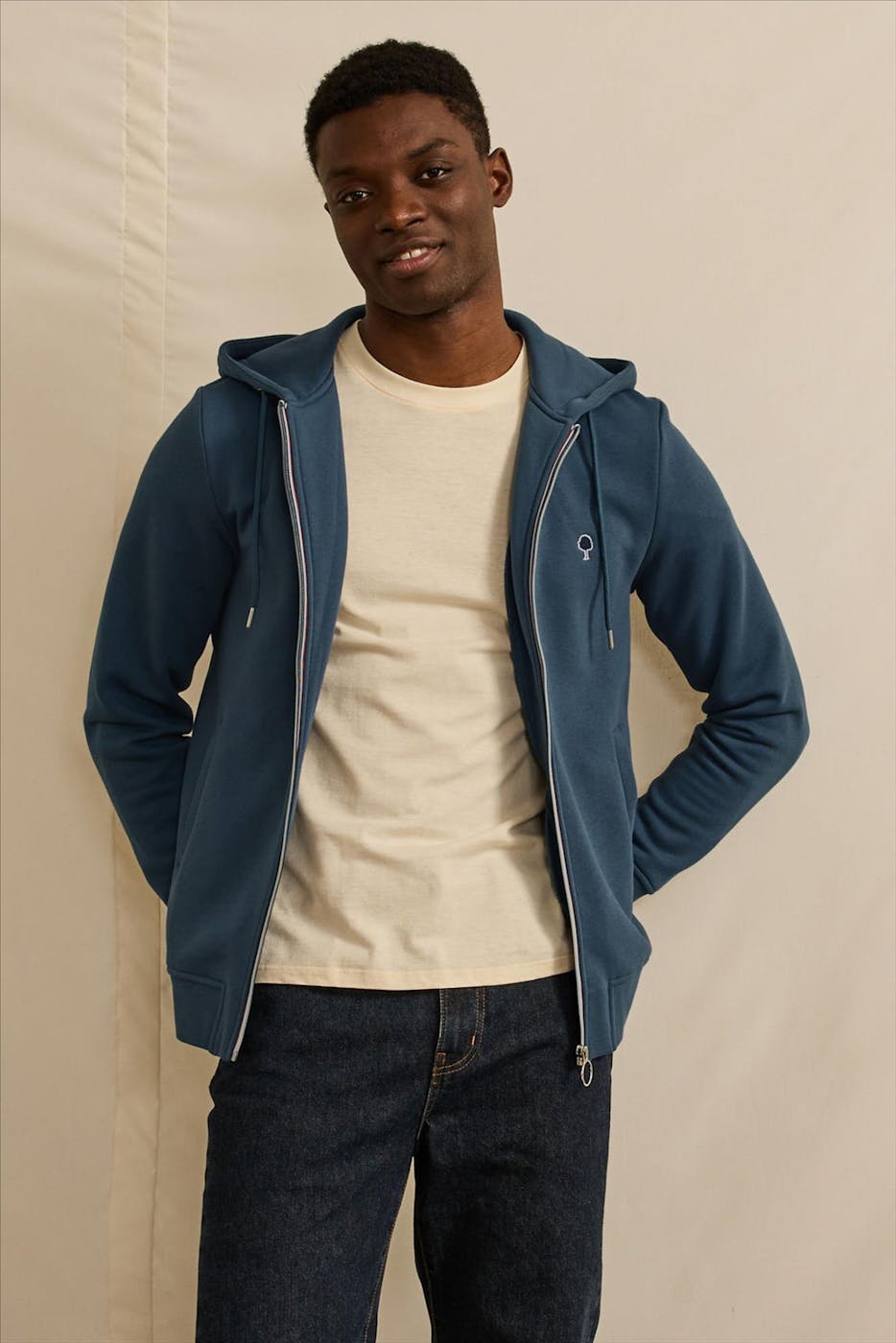 Faguo - Blauwe Mesnil hoodie