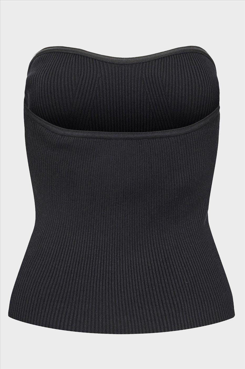 Nümph - Zwarte Darla Strapless top