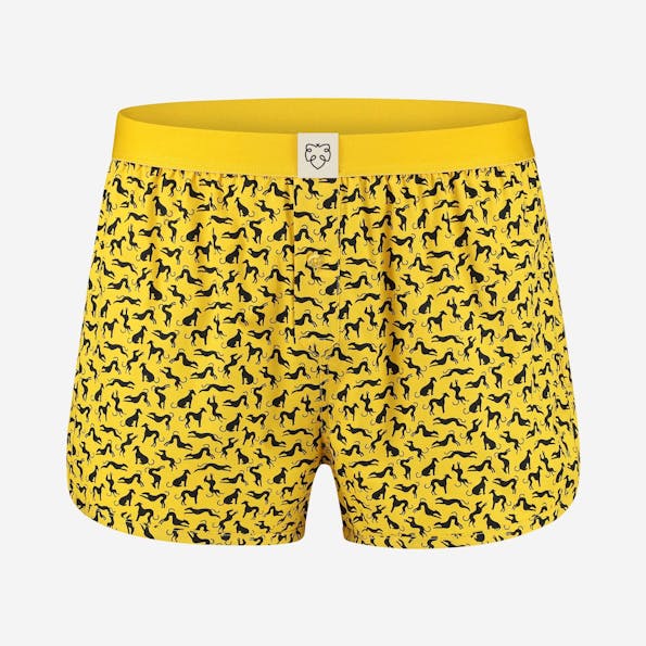 A'dam - Geel-zwarte Dorian Boxershort