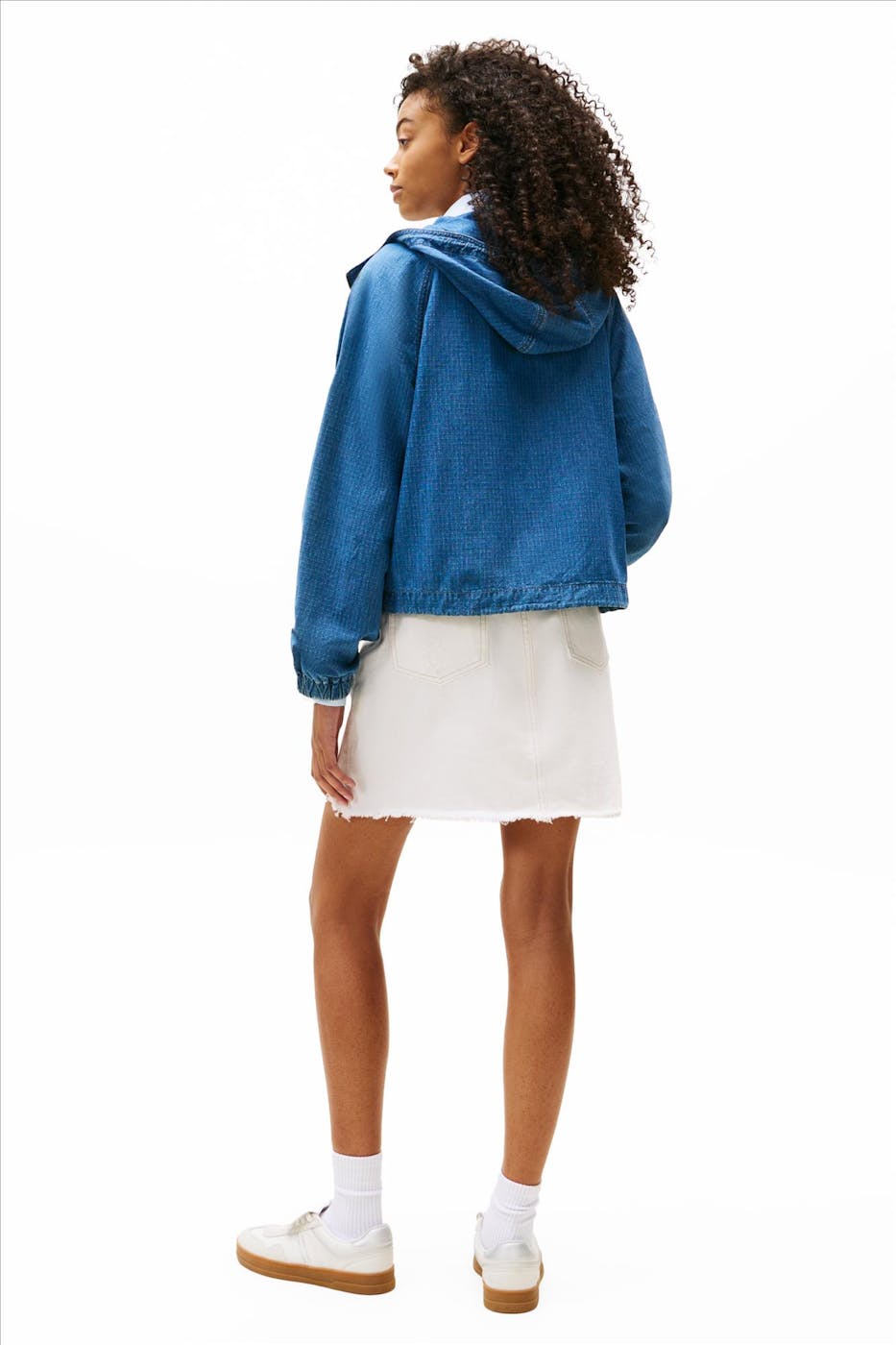Tommy Jeans - Blauw Ripstop Denim vestje