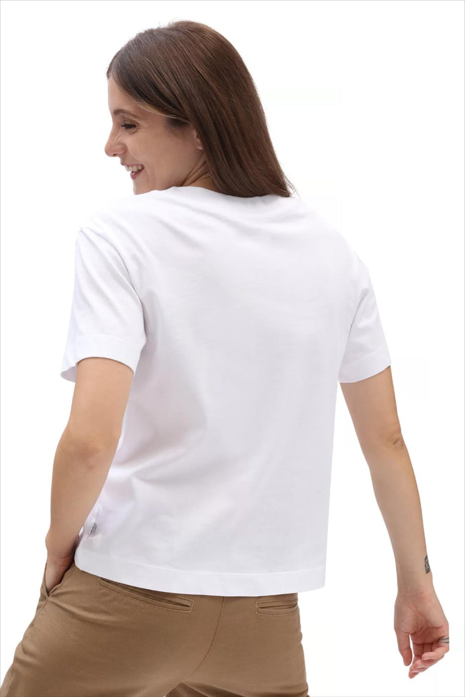 Vans  - Witte Junior V Boxy T-shirt