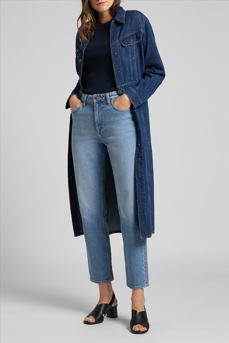 Lee - Lichtblauwe straight Carol jeans