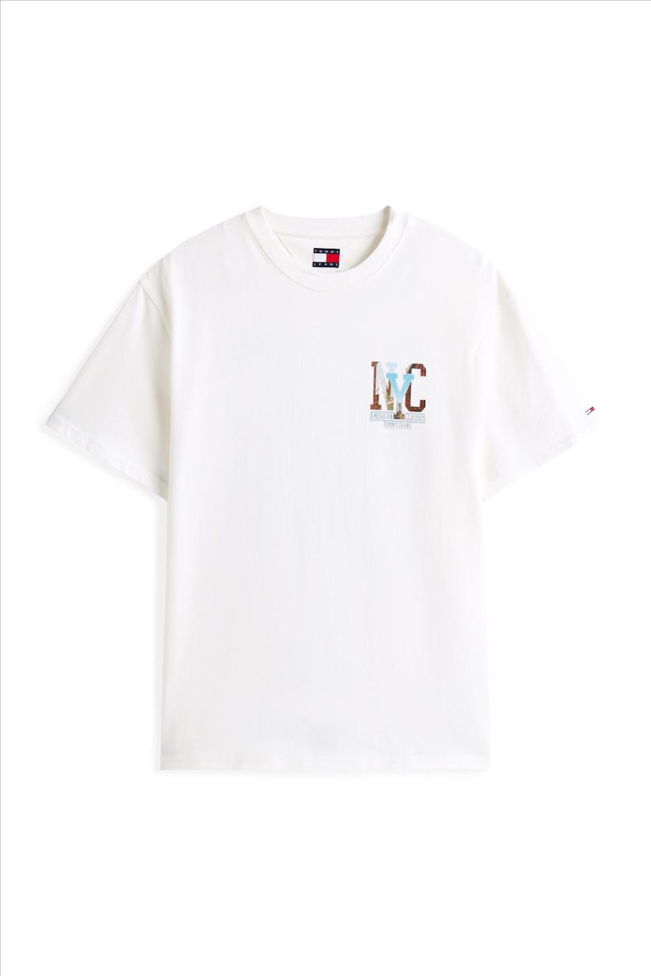Tommy Jeans - Ecru Novelty Graphic T-shirt