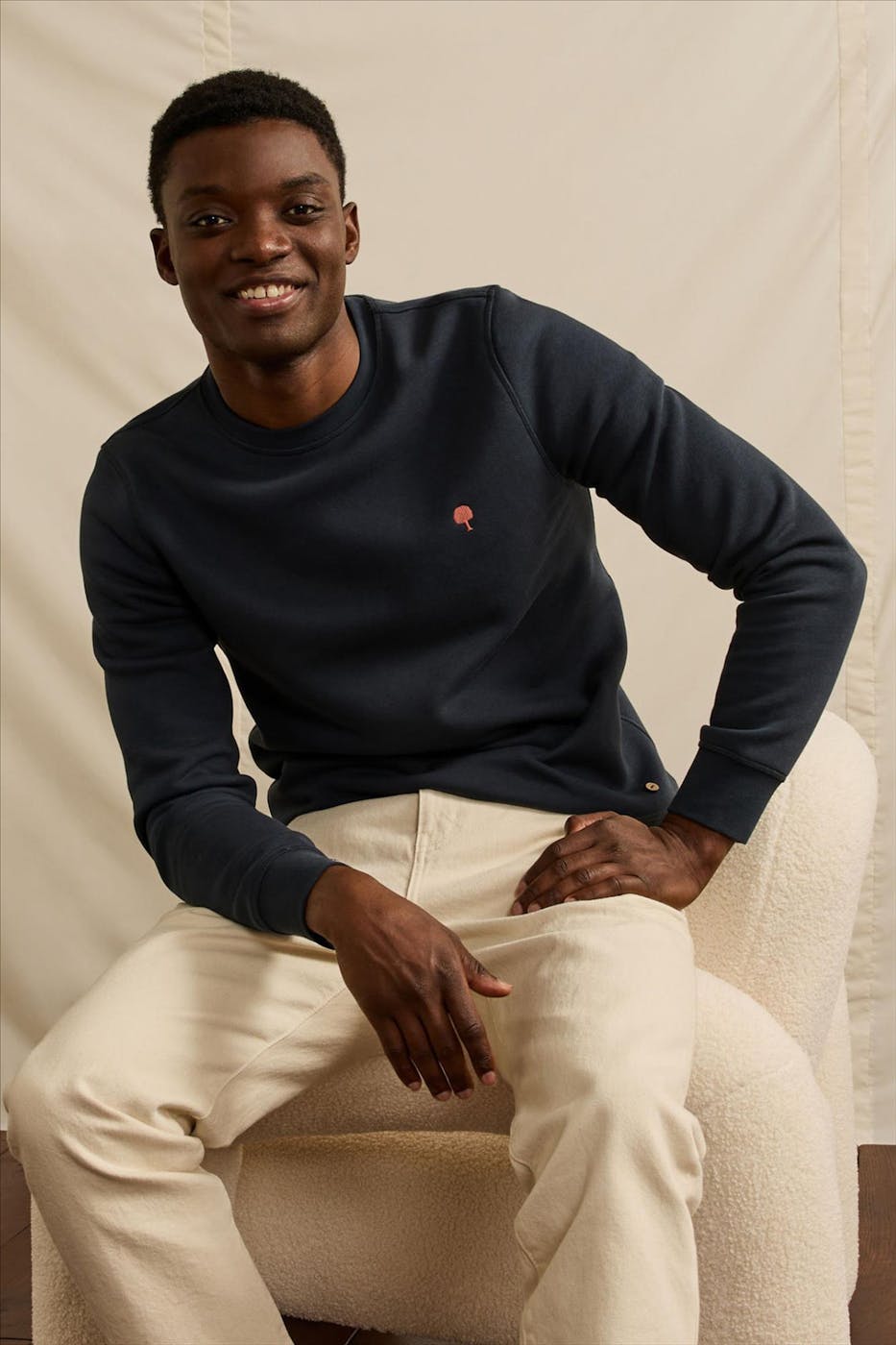 Faguo - Donkerblauwe Donzy sweater