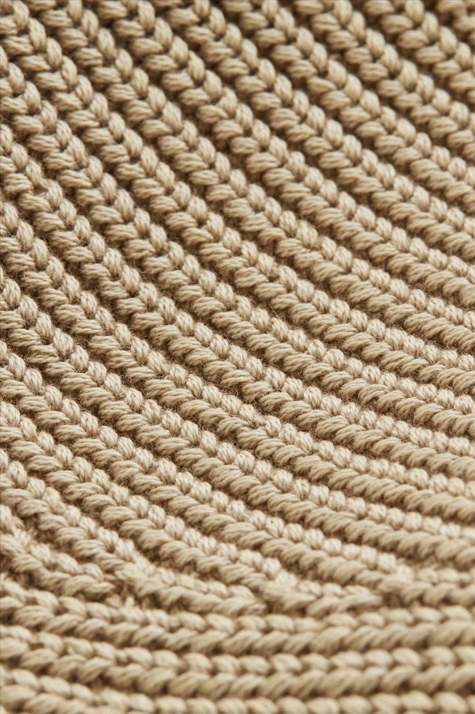 Calvin Klein Jeans - Beige Knitted Logo trui