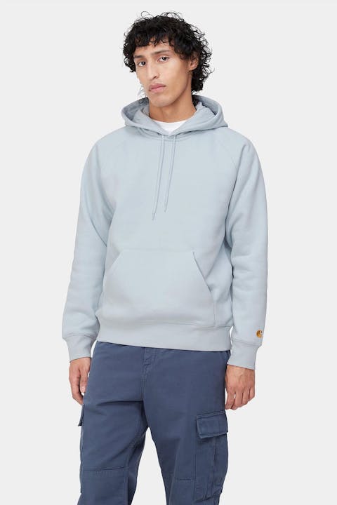 Carhartt WIP - Lichtblauwe Chase hoodie
