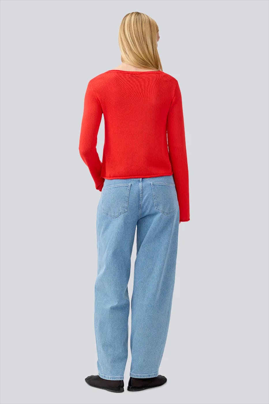 Modström - Rode Ivonne Flared trui