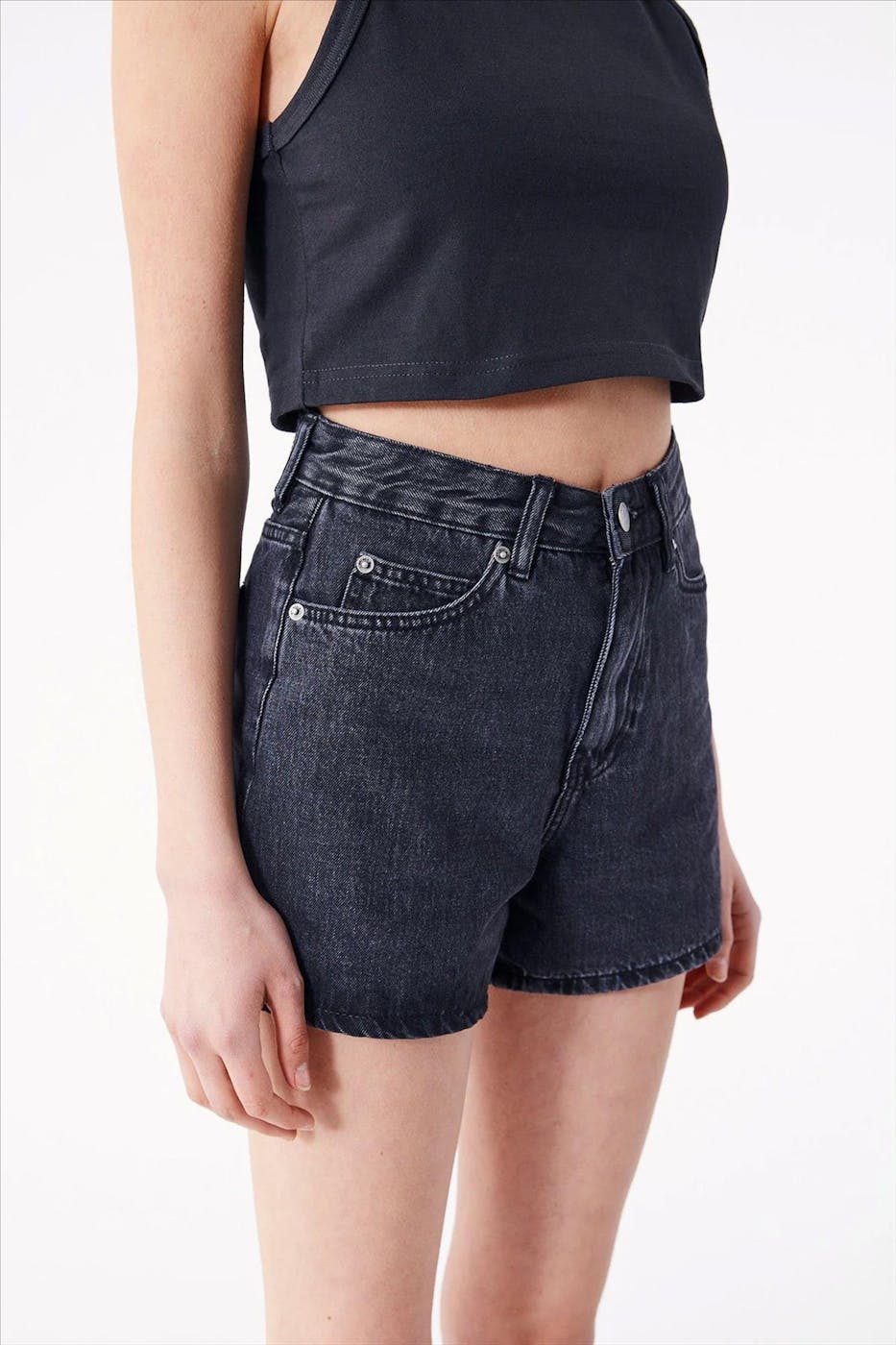 Dr. Denim - Zwarte Nora jeansshort
