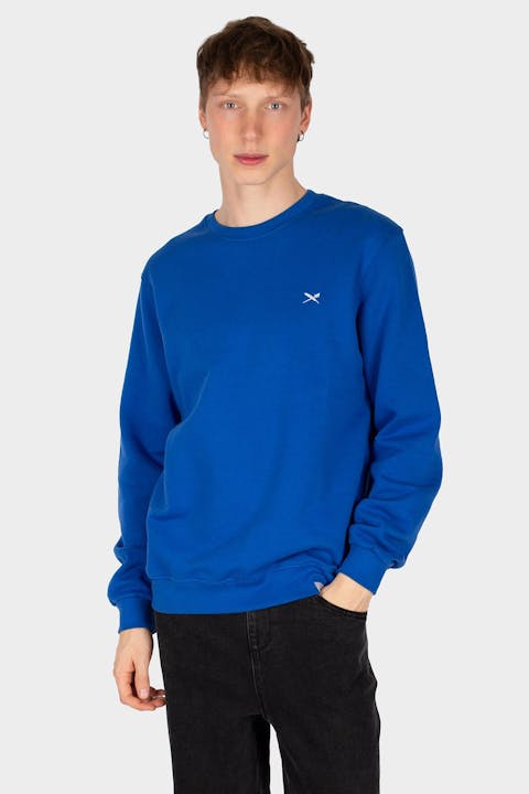 Iriedaily - Kobaltblauwe Mini Flag sweater