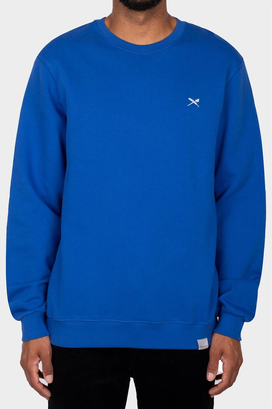 Iriedaily - Kobaltblauwe Mini Flag sweater