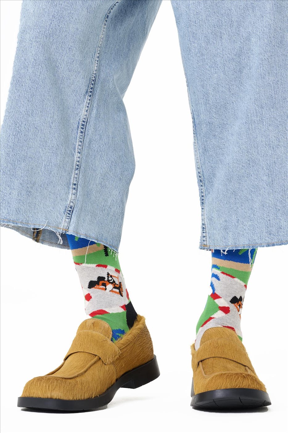 Happy Socks - Multicolor Race Circuit sokken, maat: 41-46