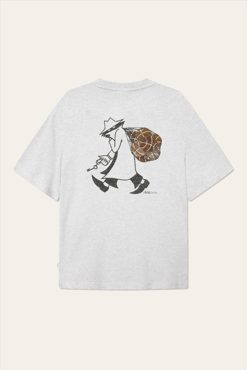LES DEUX - Grijze Brandon T-shirt