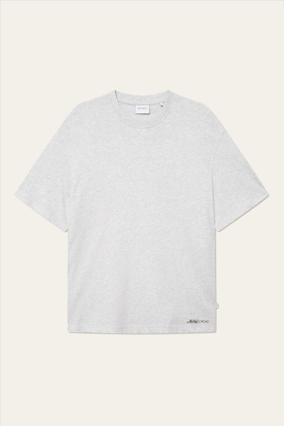 LES DEUX - Grijze Brandon T-shirt