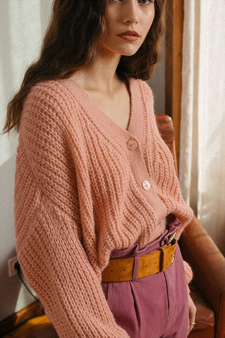 Grace & Mila - Roze Ecrivain cardigan