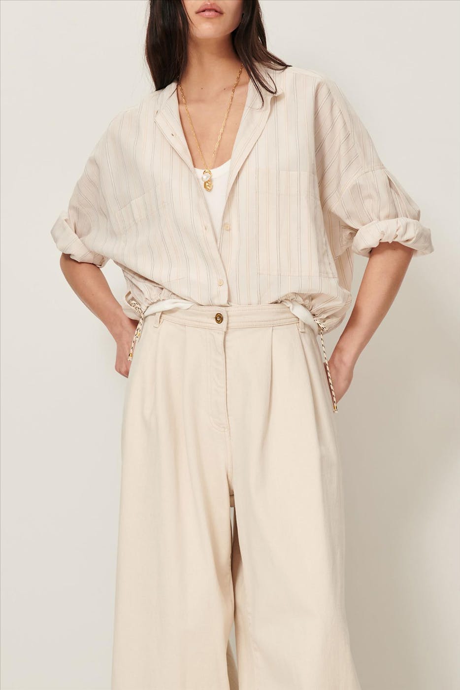 Sessùn - Ecru Cadaques blouse