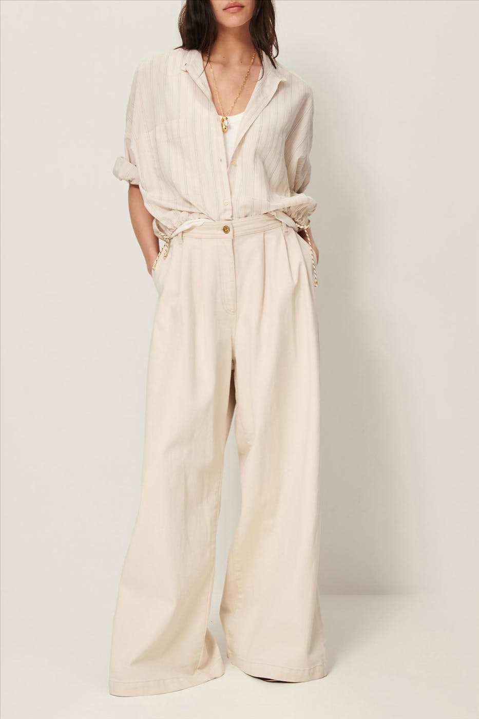 Sessùn - Ecru Cadaques blouse