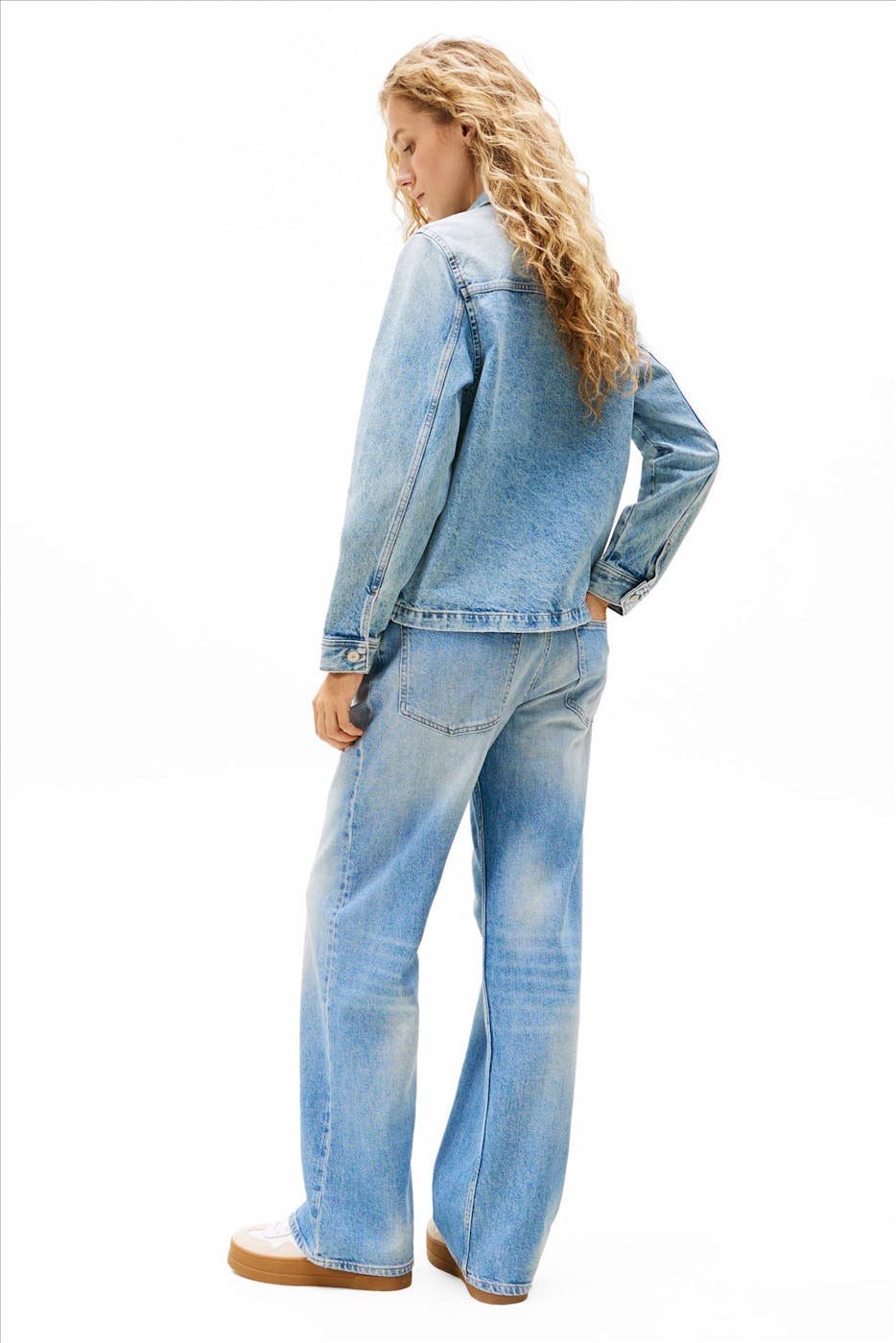 Tommy Jeans - Lichtblauwe Chore jeansjas