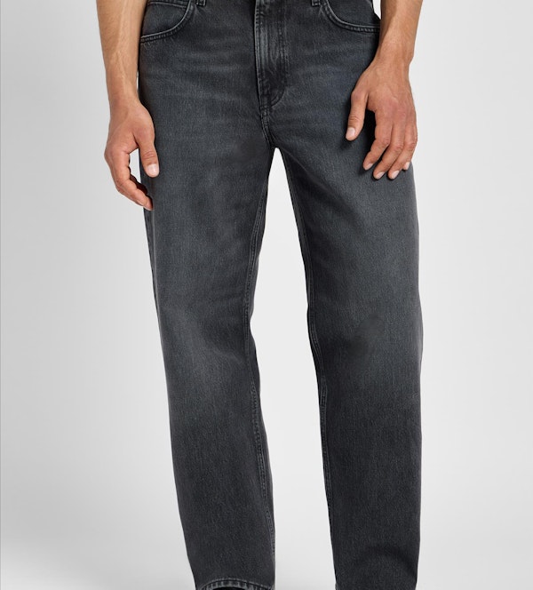 Lee - Donkergrijze Asher Straight jeans