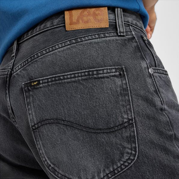 Lee - Donkergrijze Asher Straight jeans