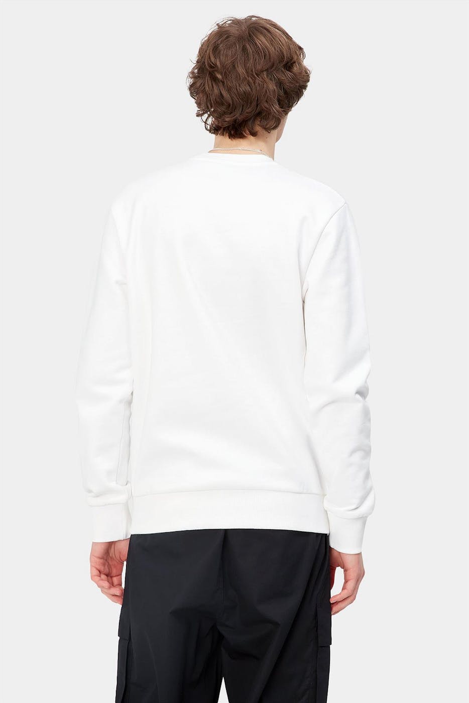 Carhartt WIP - Witte Script Embroidery sweater