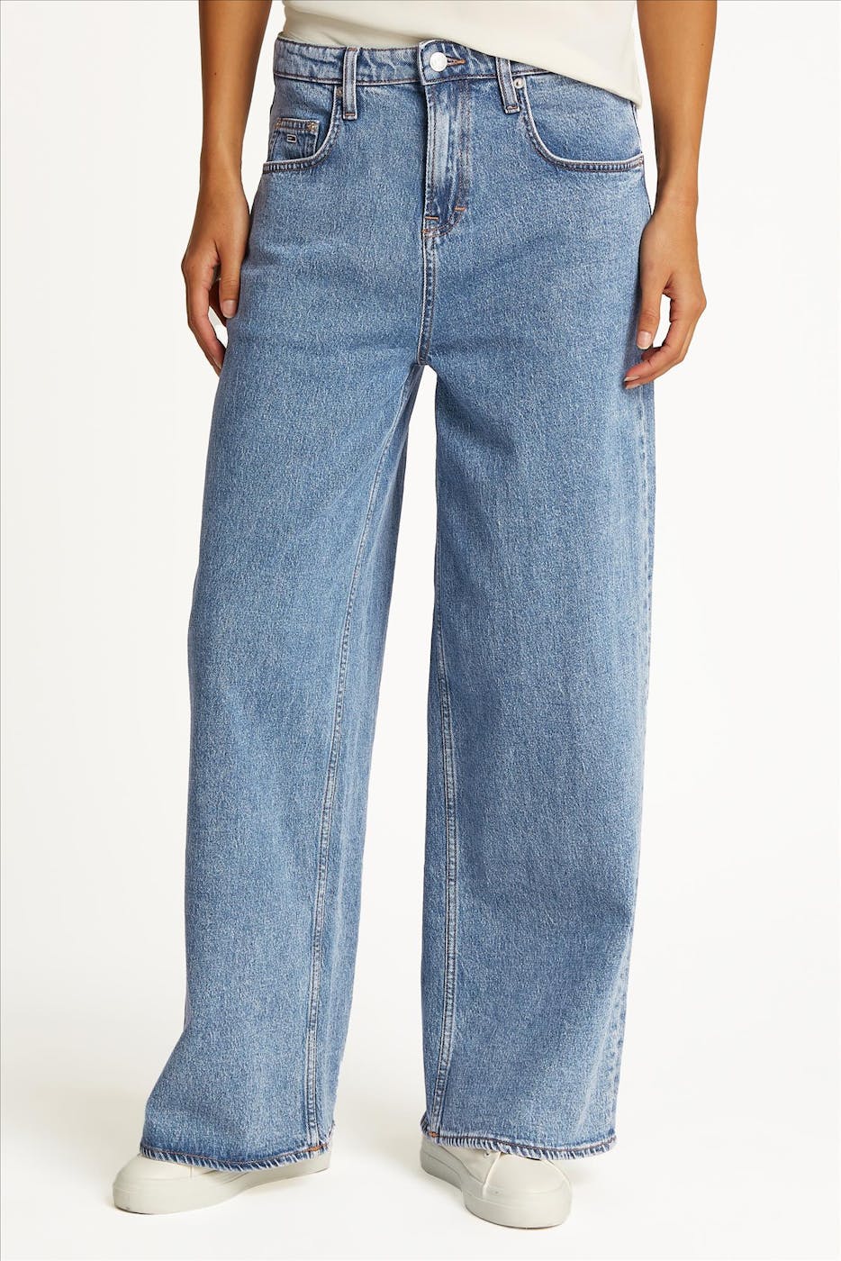 Tommy Jeans - Blauwe Charlie Loose Wide jeans