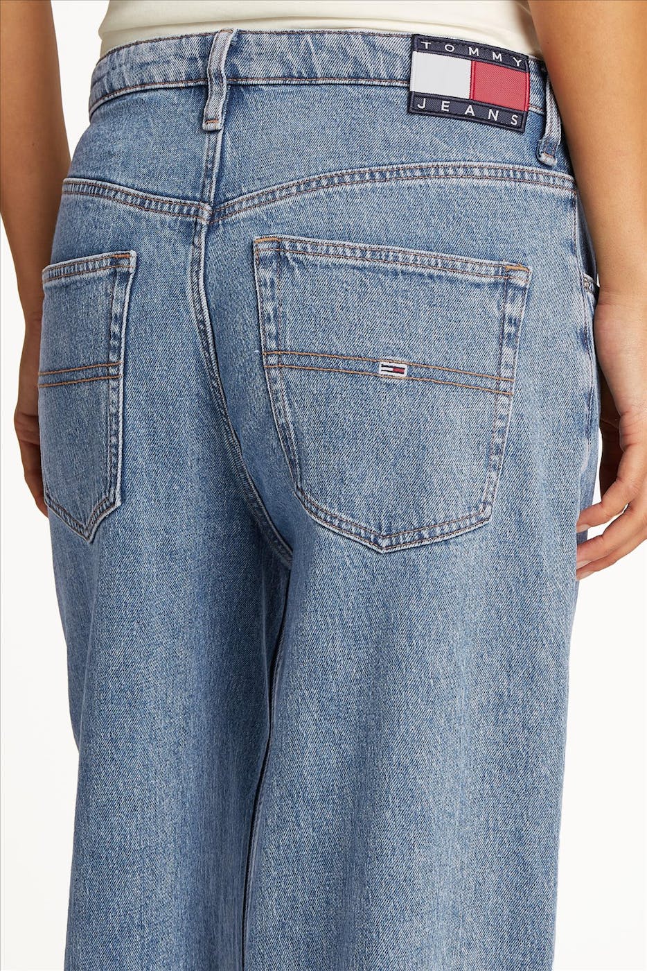 Tommy Jeans - Blauwe Charlie Loose Wide jeans