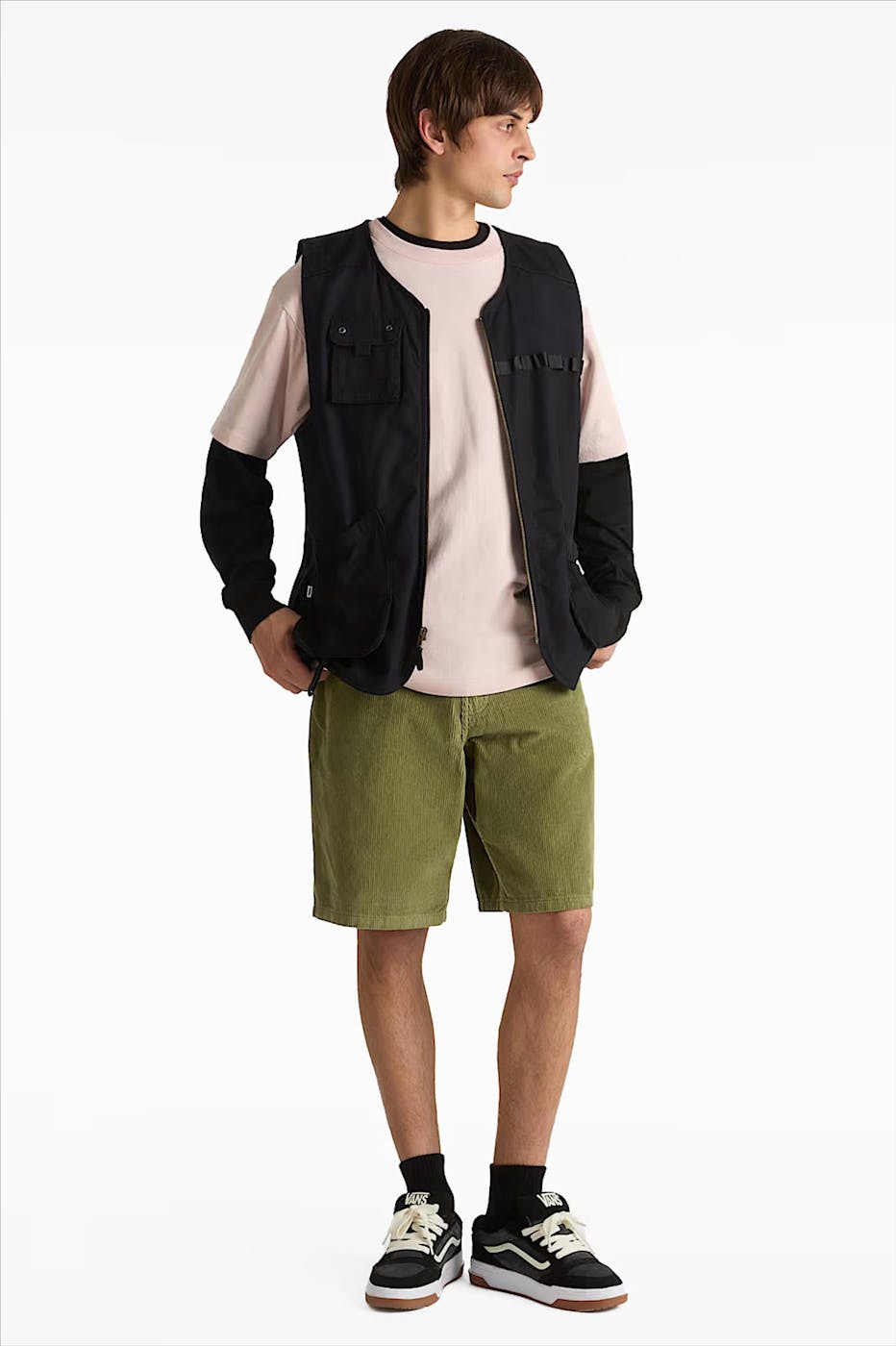 Vans - Groene Check-5 short