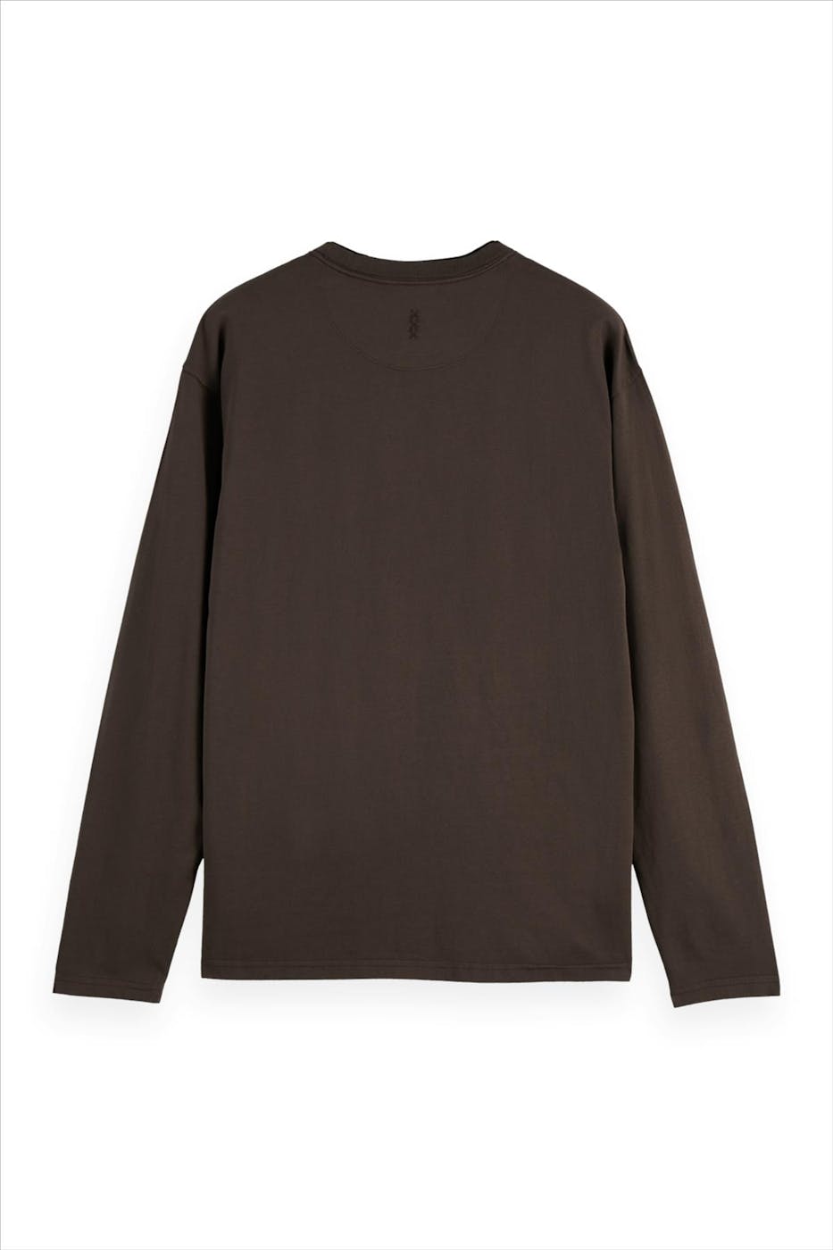 Scotch & Soda - Donkerbruine Demitasse longsleeve