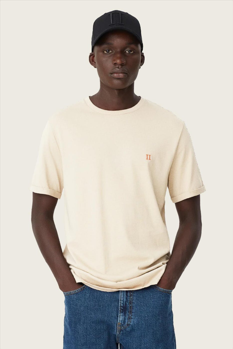 LES DEUX - Ecru Nørregaard T-shirt